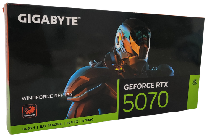 Placa de vídeo RTX 5070 Gigabyte usada no setup